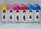 Back to School Water Bottle Girls Kids Personalised Metal Gift Party Gift Bags