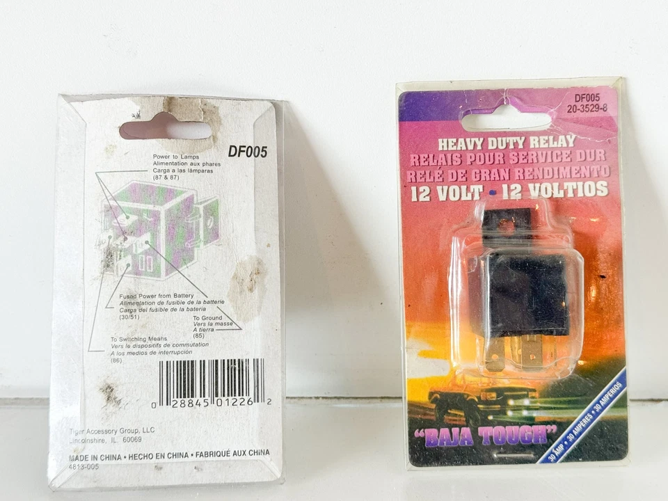 2 PACK Heavy Duty 12 Volt Relay "Baja Tough" 30AMP - Image 2 of 4