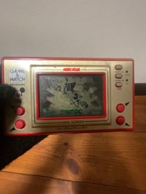Nintendo MICKEY MOUSE Game & Watch 1981 Working Wide Screen Red  #226