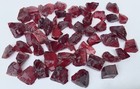 1kg Red Glass Fire Coals Fire Pit Stones Rocks for Fires or Crafts etc.