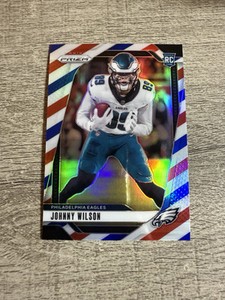 2024 Prizm Football Red White Blue Prizm RWB Rookie Johnny Wilson #355 RC