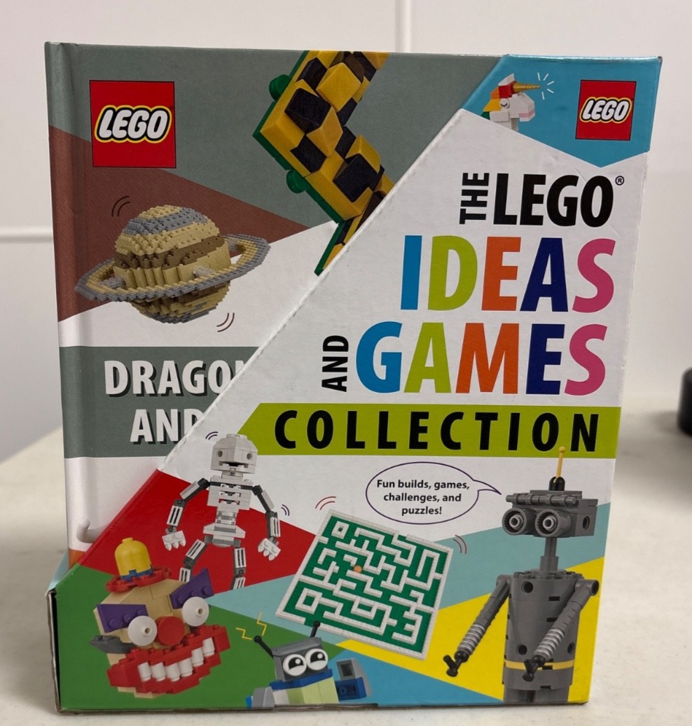 The Lego Ideas and Games 8 Book Collection with Spaceman SP130