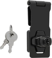 SAYAYO Shed Lock with 2 Keys, Door Lock Garden Gate Latch Bolt Security for Wood