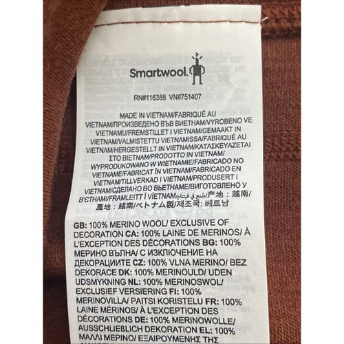 Smartwool Women's XL Classic Thermal Merino Wool Base Layer Bottom Pecan Brown - Picture 8 of 8