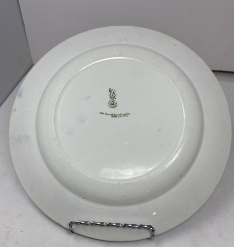 Royal Doulton SHAKESPEARE “Romeo And Juliet” 10.5" Flow Blue Plate Crazing RARE - Picture 10 of 17