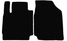 Front Fußmatten Velour für Nissan Micra K12 2003-2010, Schwarz x14 Rand