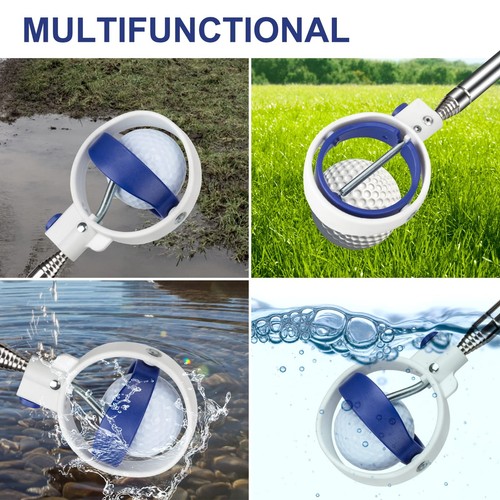 Golf Ball Retriever per Acqua Telescopico, Strumento Retriever Golf 9ft con P. - Foto 5 di 7
