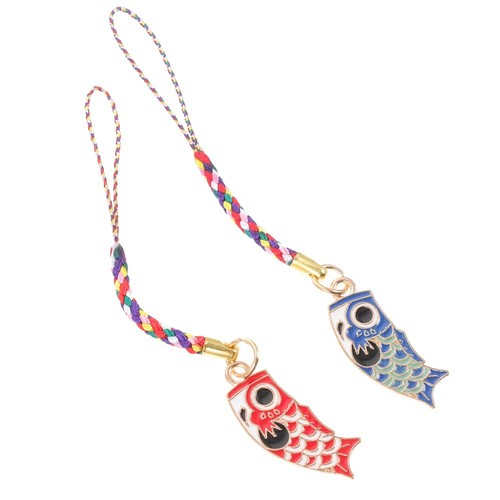 2 Pcs Transfer Carp Pendant Bag Decoration Phone Accessories Charm - 第 1/12 張圖片