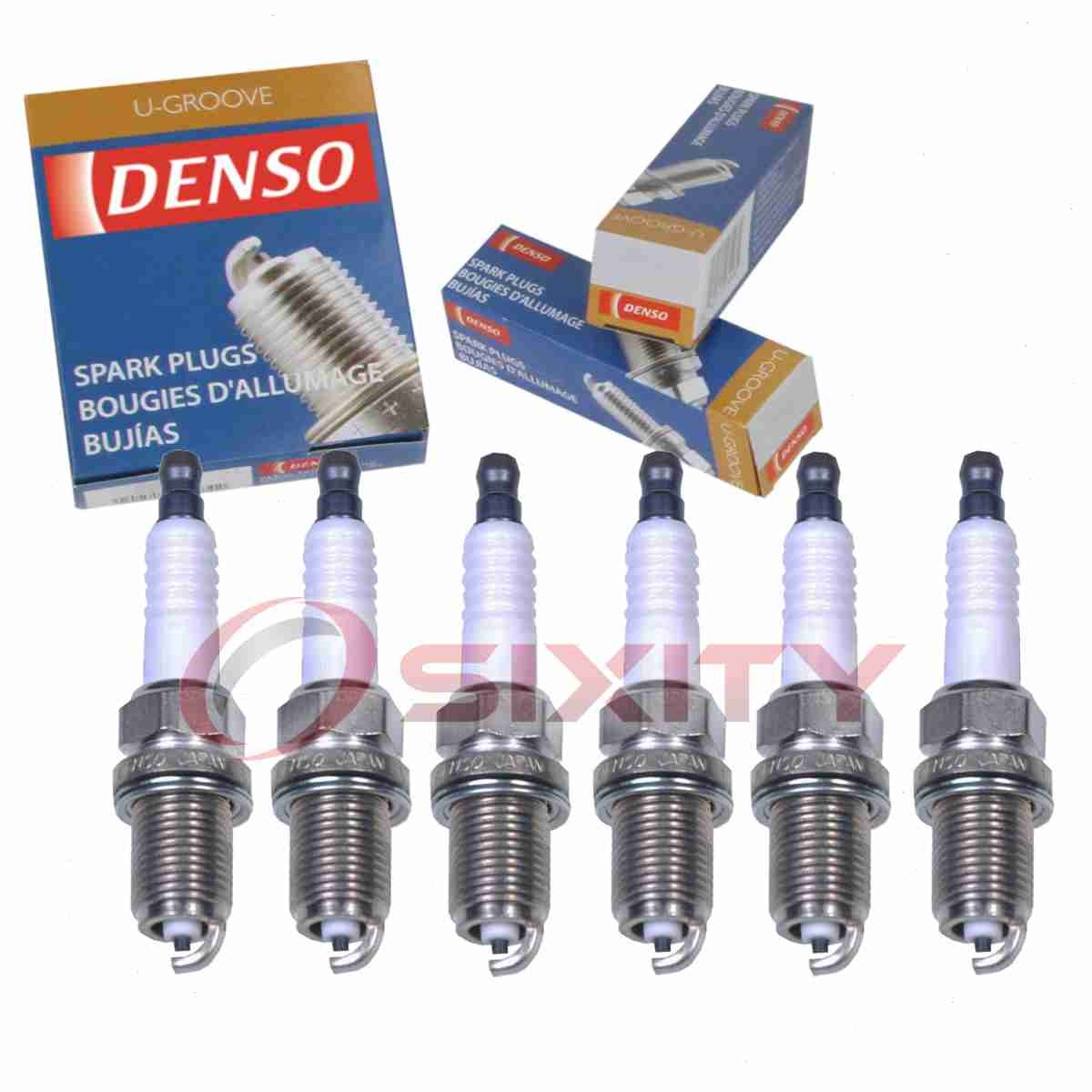 6 pc DENSO 3121 Standard U-Groove Spark Plugs for M05269899 M04671057 je