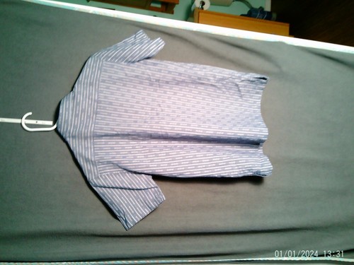 Sovereign Code Button-Up Shirt Men's Size Large Gray Long Sleeve Cotton blue s - Picture 10 of 10