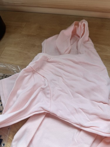 1996 NOS VINTAGE CAPEZIO Leotard Pink Child Long Sleeve 134C LARGE 12-14 - Picture 7 of 7
