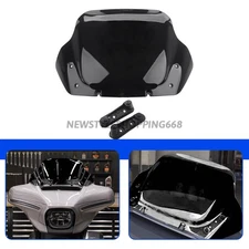 14" Windshield Windscreen w/ Mounting Kits For Harley Street Glide Ultra FLHXU