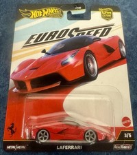 New 2025 Hot Wheels Premium Car Culture Euro Speed Ferrari LaFerrari 3/5