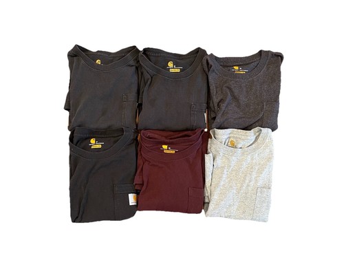 Carhartt T-Shirt Shirt Konvolut Lot 6 Herren Medium Original Fit