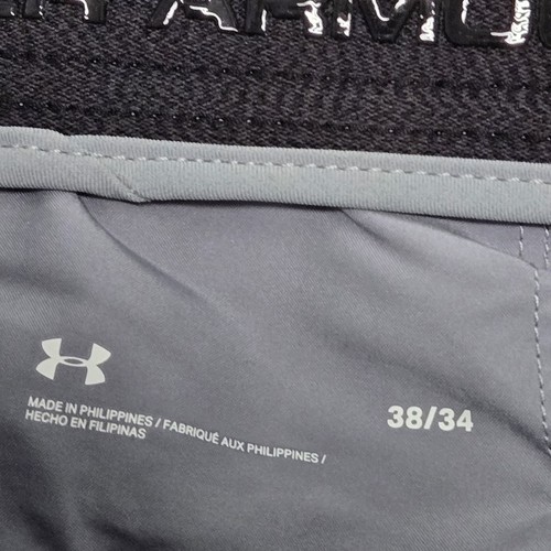 Pantaloni da golf Under Armour UA Drive Straight Fit Performance da uomo 38x34 alti grigi nuovi con etichette - Foto 7 di 9