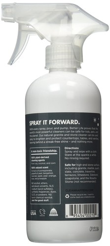 Better Life Granite Cleaner and Polish - Stone Countertop Cleaner for Marble,... - Picture 2 of 6