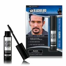 Blackbeard for Men Instant Beard Color – Beard Dye Alternative – 12ml / 1 pk
