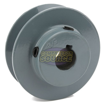 #ad Cast Iron 2.5quot; Single Groove Pulley V Style B Belt 5L for 5 8quot; Keyed Shaft $20.95