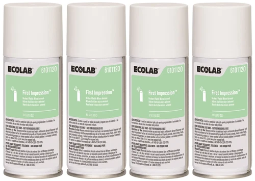 4 Pack Ecolab First Impression Orchard Fields Micro Aerosol 1.8 oz Air Freshener - product listing photo