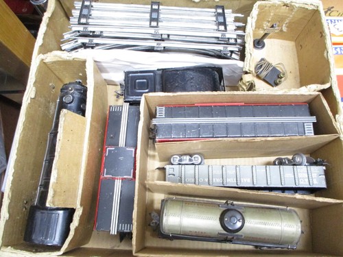 Marx 25219 Freight Set Scale Cars 999 Loco OB O gauge X7156 - Picture 12 of 15