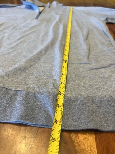 Travis Mathew Pullover Men 2XL Gray Havasu Quarter 1/4 Zip Long Performance Golf - Picture 6 of 9