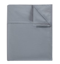 Flat Sheet Only Cal King Size Grey 400 TC 100 Egyptian Cotton Wrinkle Stain