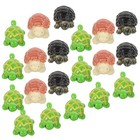 20pcs Small Turtle Ornaments Micro Landscape Ornament Resin Turtle Adornments