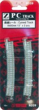Rokuhan Z Scale 1/220 Scale R059 R490mm 13 Curved Track 2 pcs F/S w/Tracking#
