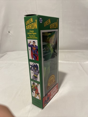 Mego 50th Anniversary Green Arrow Originalverpackt Box Beschädigt - Bild 3 von 9