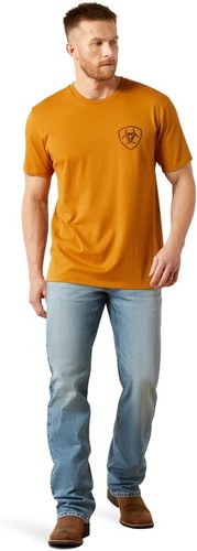 Camiseta Ariat Big Bull Rider, Marrón Hueso 65899 - Imagen 3 de 4