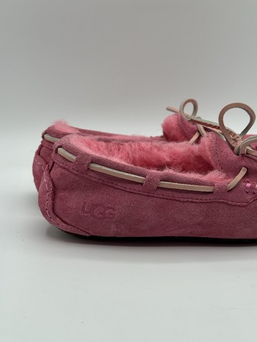 ZAPATILLA MUJER UGG DAKOTA GAMUZA Rosa Talla 6 Sin cordones Forrada en Piel - Imagen 3 de 14