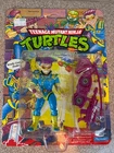 Vintage 1991 TMNT Zak The Neutrino MOC Carded Figure Playmates Ninja Turtles