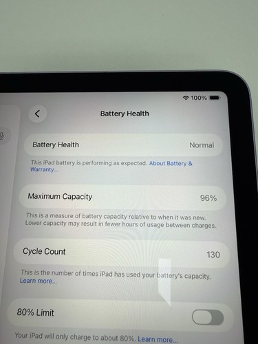 Apple iPad Air M2 11" inch - 128GB - WIFI & Cellular 5G 2024 Purple - Picture 5 of 13