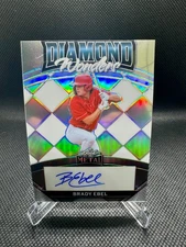 Brady Ebel Auto 2024 Leaf Metal Diamond Wonders 28/35 #32 Pick Brewers