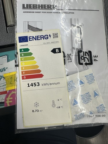 Flaschenkühlschrank mit Beleuchtung, Glastür - Bild 4 von 5