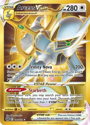 Arceus VSTAR (Secret) (184) #184 - Brilliant Stars - Secret Rare - NM - Picture 1 of 1