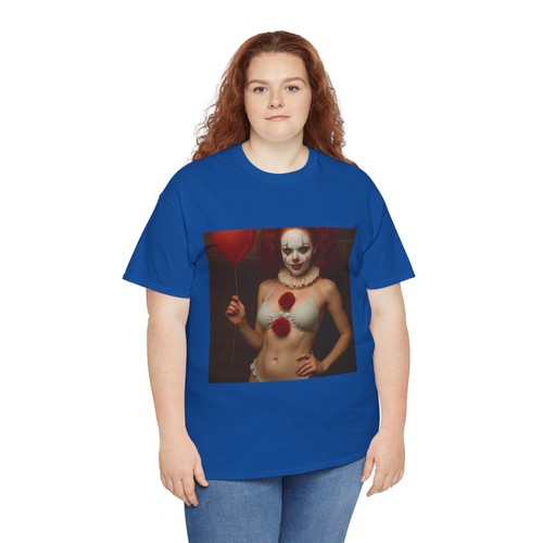 Hot Lady Pennywise im Bikini Unisex T-Shirt Horror Tee Halloween It Sexy Lustig! - Bild 104 von 157