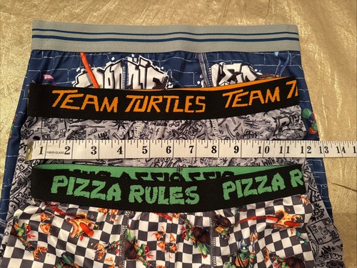 NWT Handcraft 3 Pack Turtles Mutant Mayhem Athletic Boxer Briefs Size 10 - Picture 7 of 9