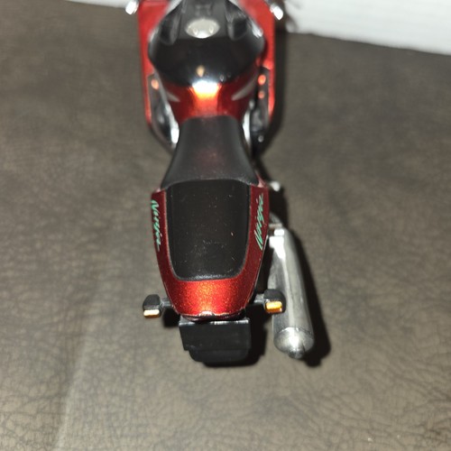 Bicicleta Ninja Kawasaki negra y roja minicar motocicleta - Imagen 6 de 11