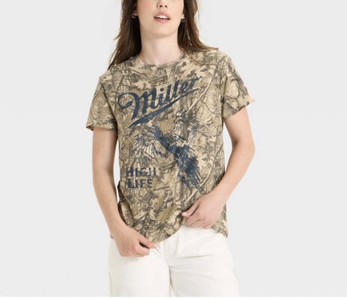 Miller Fasan kurzärmliges grafisches Damen-T-Shirt – Camouflage Small - Bild 2 von 3