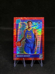 2021-22 Donruss Optic #184 Moses Moody Red Pulsar Rated Rookie RC