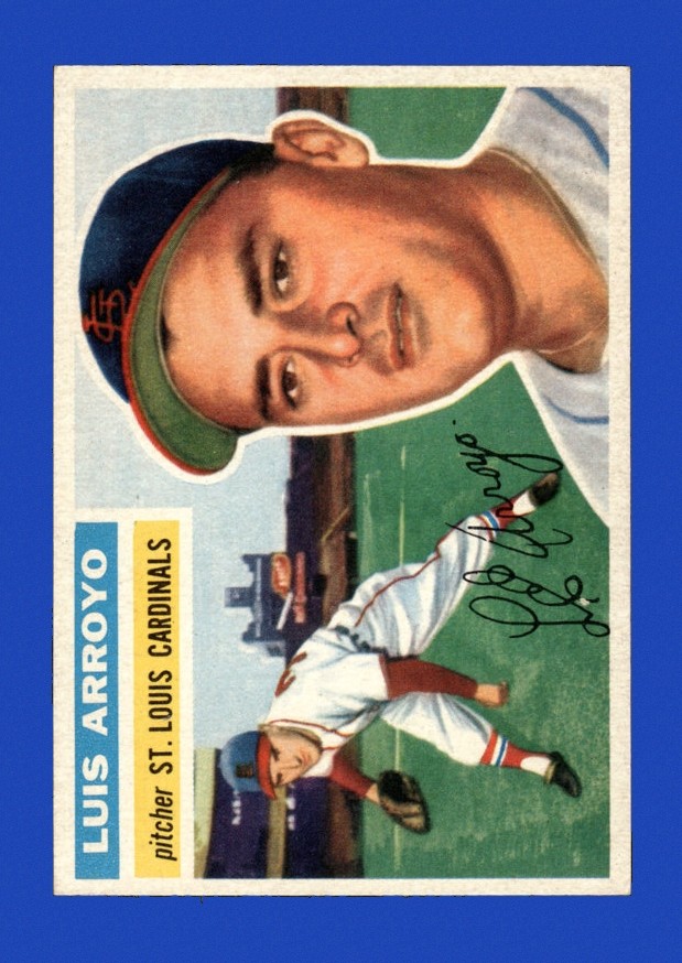 1956 Topps Set-Break # 64 Luis Arroyo EX-EXMINT (white back) *GMCARDS*