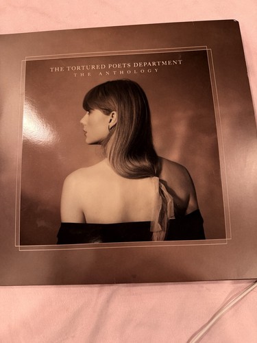 Taylor Swift TTPD Anthology Vinyl & Official Logo Bracelet Bundle - Picture 2 of 9