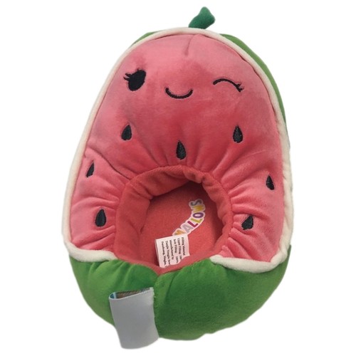 Squishmallows Womens Pink Wanda Watermelon Slippers House Shoes 7-8 - Picture 2 of 2