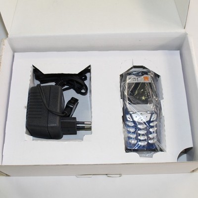 Rare Vintage SAGEM myX-5 Orange Phone Blue International In Box Bundle