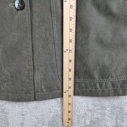 Rainshedder Jacket Mens Medium Olive Green Lined Barn Chore Coat Wool Blend - Picture 4 of 12