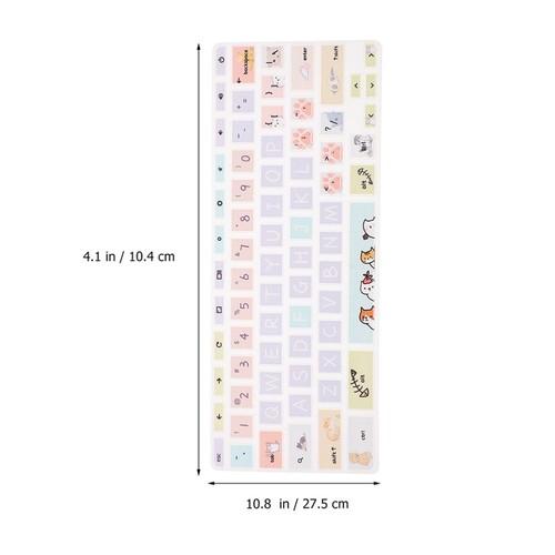  2 Pcs Tastaturschutz Laptop -Tastaturabdeckungen Tastaturhautabdeckung