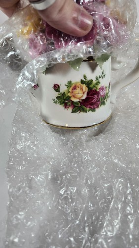 Annaffiatoio musicale Royal Albert Old Country Roses floreale nuovo con scatola - Foto 7 di 12