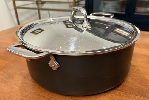 All Clad LTD 6 Qt Pan - Anodized Stainless Stockpot Rondeau Dutch Oven RARE - Picture 6 of 6