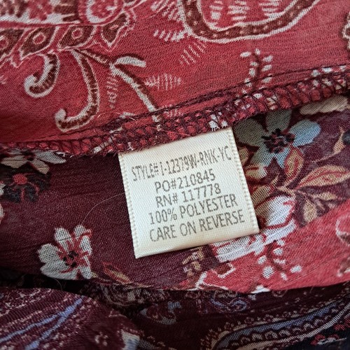 Haut kimono Lovestitch taille S patchwork imprimé floral cravate froissée couverture - Photo 7/7